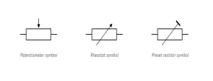 Symbols for Variable Resistors